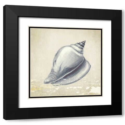 Coastal II Black Modern Wood Framed Art Print with Double Matting by ND Art