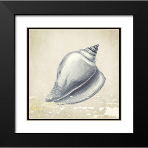 Coastal II Black Modern Wood Framed Art Print with Double Matting by ND Art