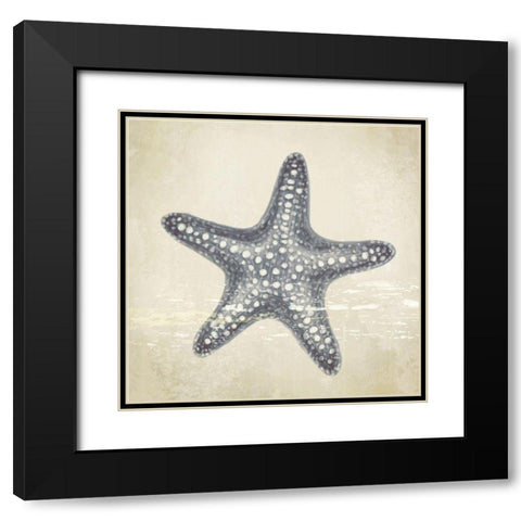 Coastal III Black Modern Wood Framed Art Print with Double Matting by ND Art