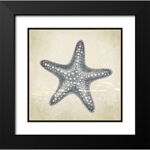 Coastal III Black Modern Wood Framed Art Print with Double Matting by ND Art