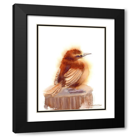 Rusty Black Modern Wood Framed Art Print with Double Matting by Shefranov, Olga