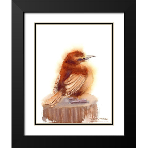 Rusty Black Modern Wood Framed Art Print with Double Matting by Shefranov, Olga