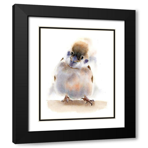 You Talkin to Me? Black Modern Wood Framed Art Print with Double Matting by Shefranov, Olga