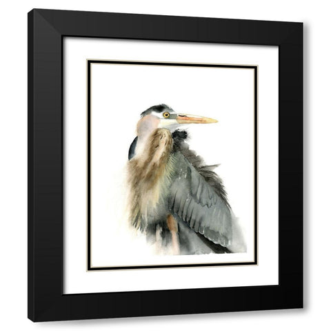 Wildling Black Modern Wood Framed Art Print with Double Matting by Shefranov, Olga