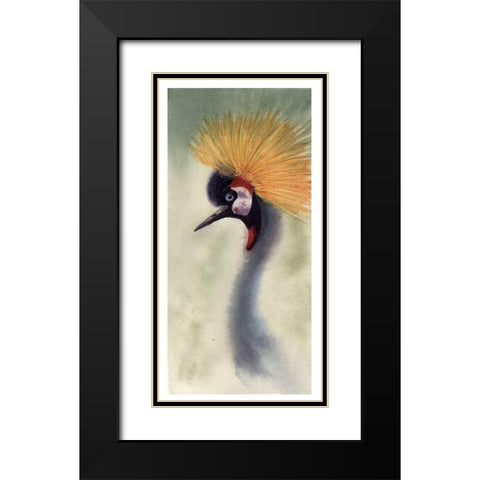 Mohawk Black Modern Wood Framed Art Print with Double Matting by Shefranov, Olga