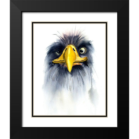 Hellur Black Modern Wood Framed Art Print with Double Matting by Shefranov, Olga