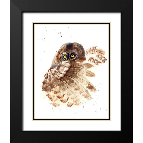 Oooh Black Modern Wood Framed Art Print with Double Matting by Shefranov, Olga