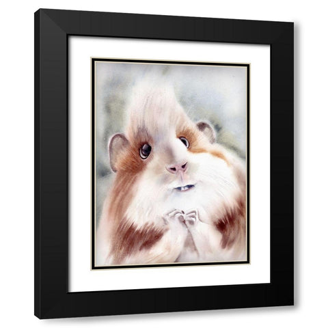 Oliver Black Modern Wood Framed Art Print with Double Matting by Shefranov, Olga