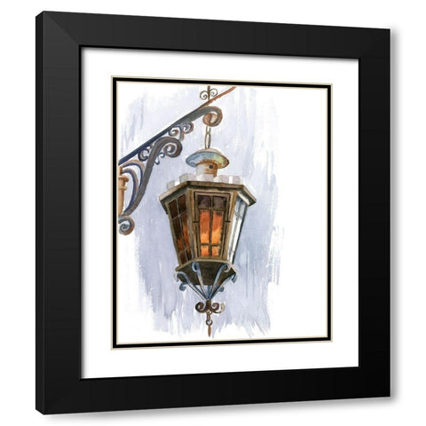 Lantern III Black Modern Wood Framed Art Print with Double Matting by Shefranov, Olga