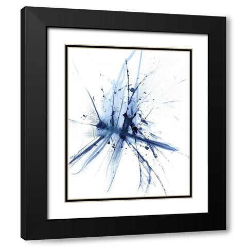 Figurative in Navy III Black Modern Wood Framed Art Print with Double Matting by Shefranov, Olga
