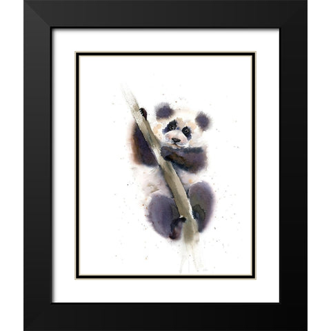 Pandy Black Modern Wood Framed Art Print with Double Matting by Shefranov, Olga