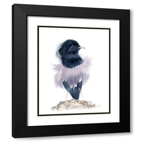 Fluffer Black Modern Wood Framed Art Print with Double Matting by Shefranov, Olga