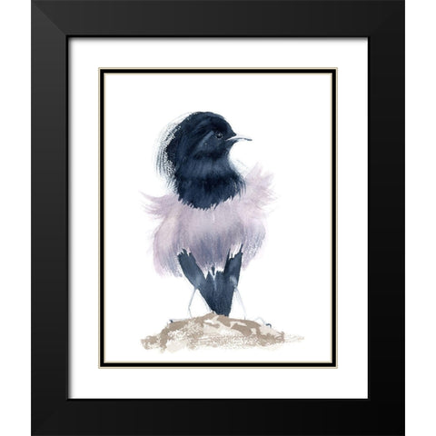Fluffer Black Modern Wood Framed Art Print with Double Matting by Shefranov, Olga