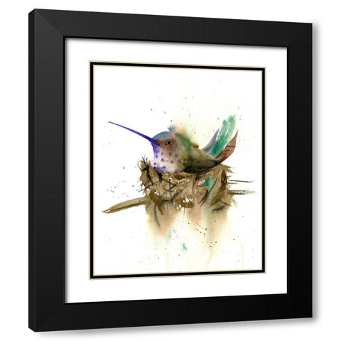 Nested II Black Modern Wood Framed Art Print with Double Matting by Shefranov, Olga