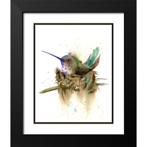 Nested II Black Modern Wood Framed Art Print with Double Matting by Shefranov, Olga