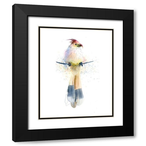 Theresa Black Modern Wood Framed Art Print with Double Matting by Shefranov, Olga