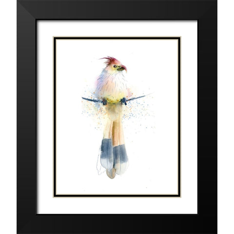 Theresa Black Modern Wood Framed Art Print with Double Matting by Shefranov, Olga