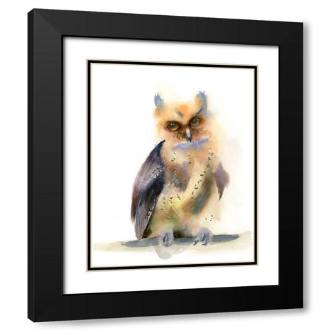 Jinx Black Modern Wood Framed Art Print with Double Matting by Shefranov, Olga