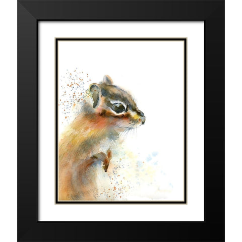 Dottie Black Modern Wood Framed Art Print with Double Matting by Shefranov, Olga