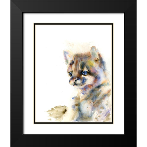 Shirley Black Modern Wood Framed Art Print with Double Matting by Shefranov, Olga