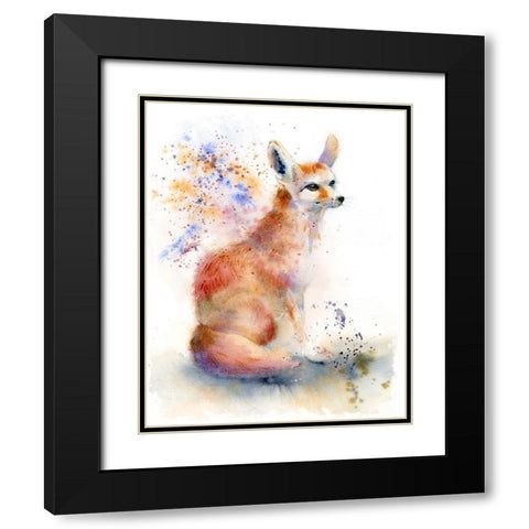 Foxy Black Modern Wood Framed Art Print with Double Matting by Shefranov, Olga