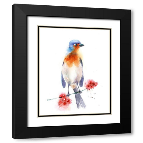 Solidarity III Black Modern Wood Framed Art Print with Double Matting by Shefranov, Olga