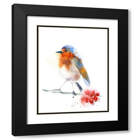 Solidarity IV Black Modern Wood Framed Art Print with Double Matting by Shefranov, Olga