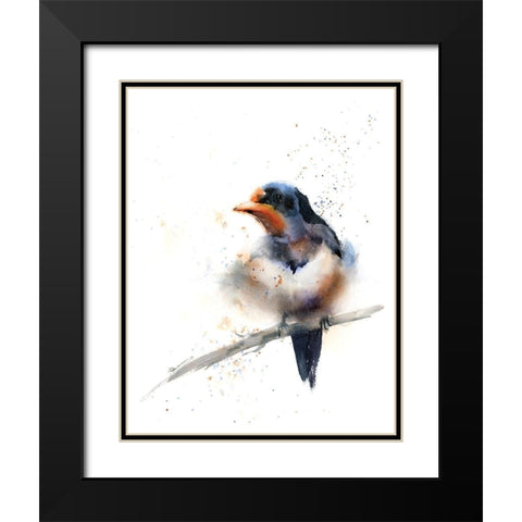 Waiting Black Modern Wood Framed Art Print with Double Matting by Shefranov, Olga