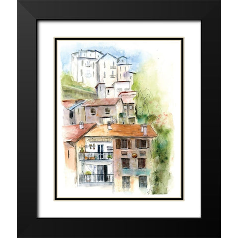 Villa Black Modern Wood Framed Art Print with Double Matting by Shefranov, Olga