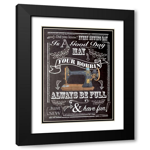 Always Be Full Black Modern Wood Framed Art Print with Double Matting by P.S. Art Studios