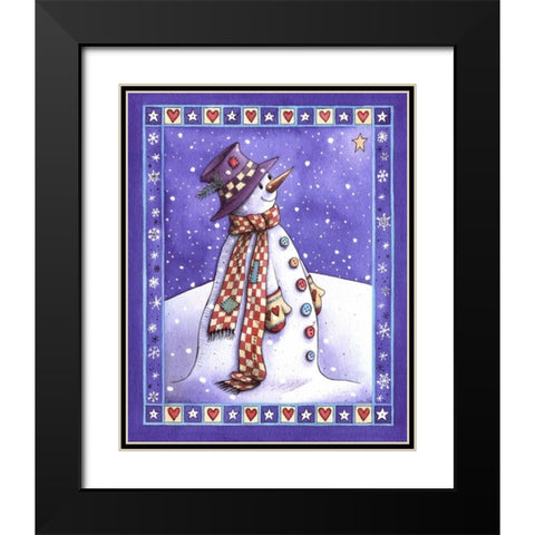 Star of Wonder Black Modern Wood Framed Art Print with Double Matting by P.S. Art Studios