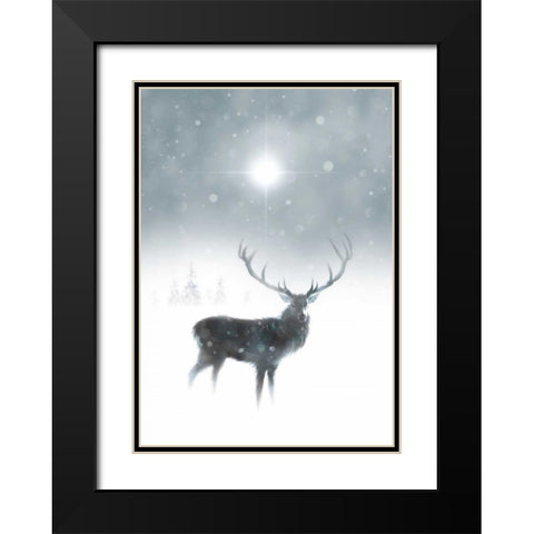 In the Mist Black Modern Wood Framed Art Print with Double Matting by P.S. Art Studios