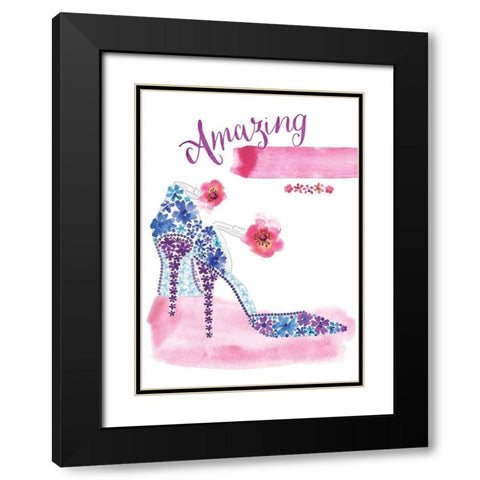 Amazing Black Modern Wood Framed Art Print with Double Matting by P.S. Art