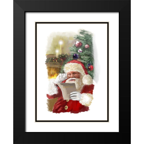 Double Checking Black Modern Wood Framed Art Print with Double Matting by P.S. Art