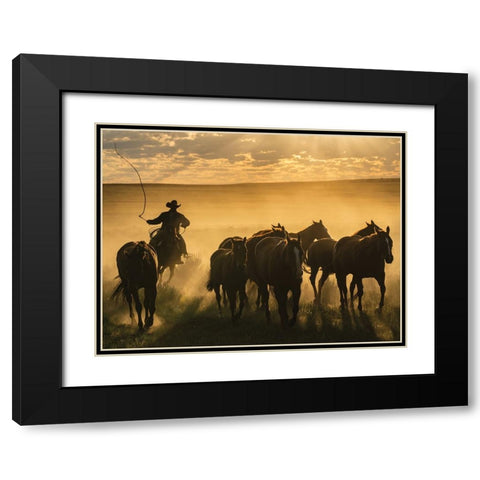 Coming Around Black Modern Wood Framed Art Print with Double Matting by PBurchettPhoto