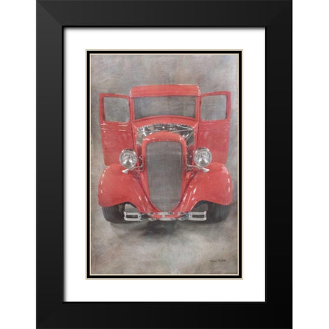 Red Hot Baby Black Modern Wood Framed Art Print with Double Matting by Murdock, Ramona