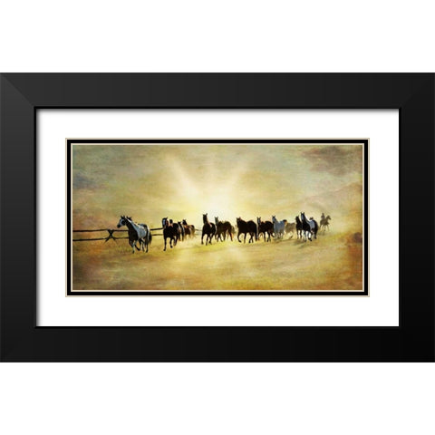 Headed Home II Black Modern Wood Framed Art Print with Double Matting by Murdock, Ramona