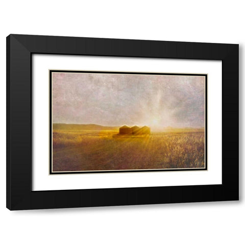 Open Spaces Black Modern Wood Framed Art Print with Double Matting by Murdock, Ramona