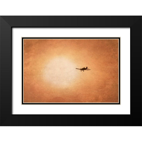 Early Morning Flight Black Modern Wood Framed Art Print with Double Matting by Murdock, Ramona