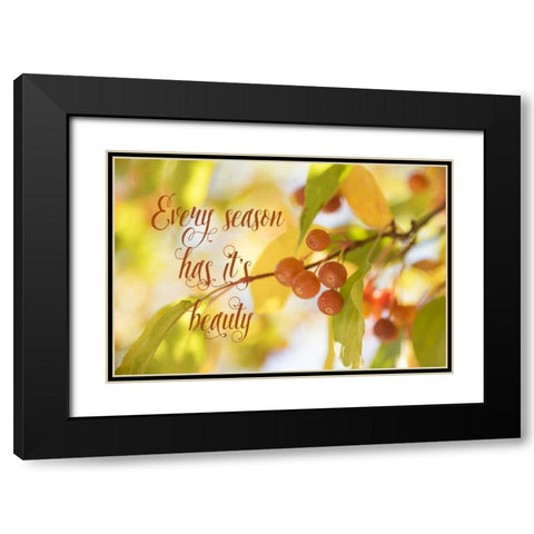 Every Season Black Modern Wood Framed Art Print with Double Matting by Murdock, Ramona
