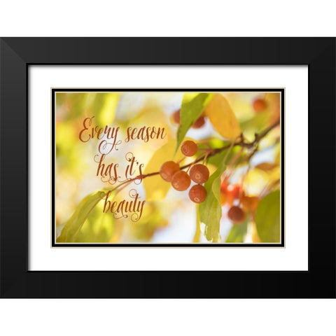 Every Season Black Modern Wood Framed Art Print with Double Matting by Murdock, Ramona