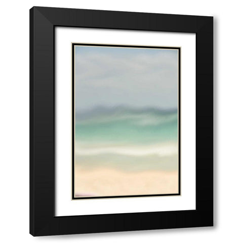 Coastal Dream Black Modern Wood Framed Art Print with Double Matting by Murdock, Ramona