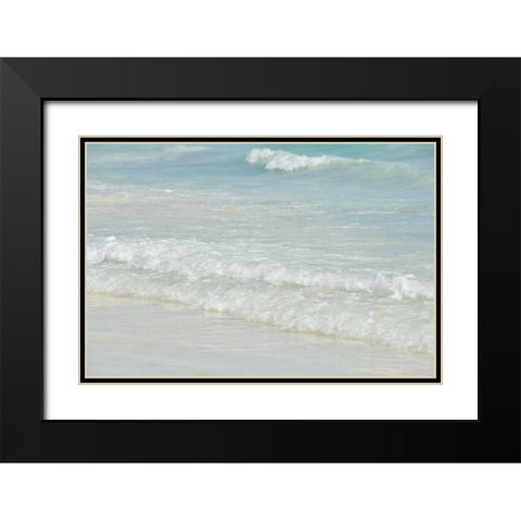 Ocean II Black Modern Wood Framed Art Print with Double Matting by Murdock, Ramona