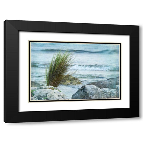 Simple View II Black Modern Wood Framed Art Print with Double Matting by Murdock, Ramona