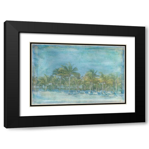 Paradise Black Modern Wood Framed Art Print with Double Matting by Murdock, Ramona