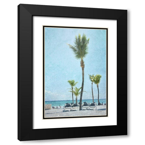 Palm IV Black Modern Wood Framed Art Print with Double Matting by Murdock, Ramona