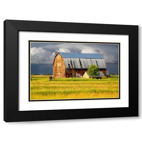 After the Storm II Black Modern Wood Framed Art Print with Double Matting by Murdock, Ramona