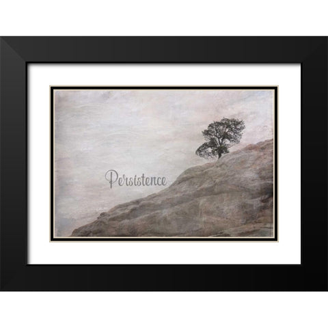 Persistence Black Modern Wood Framed Art Print with Double Matting by Murdock, Ramona