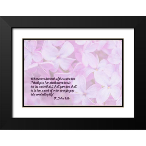 Living Water Black Modern Wood Framed Art Print with Double Matting by Murdock, Ramona