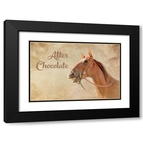 After Chocolate Black Modern Wood Framed Art Print with Double Matting by Murdock, Ramona